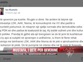 Kosovë: “Koalicioni i ri, i qëndrueshëm dhe jetëgjatë” - News, Lajme - Vizion Plus