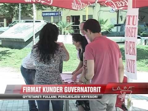 Qytetaret: Firmosja e peticionit për shkarkimin e Fullanit! - News, Lajme - Vizion Plus