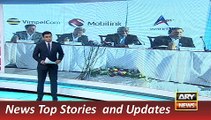 ARY News Headlines 27 November 2015, Mobilink and Warid Join Tog