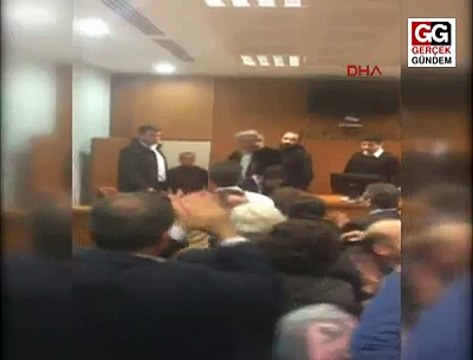 Can Dündar mahkeme salonundan alkışlarla uğurlandı