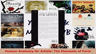 Read  Human Anatomy for Artists The Elements of Form Ebook Free