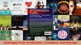 Read  Hydrogen Fuel Production Transport and Storage Ebook Online