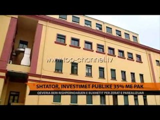Shtator, investimet publike 35% më pak - Top Channel Albania - News - Lajme