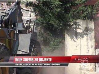 Tiranë, aksioni i INUK-ut në aksin Kombinat-Vaqarr - News, Lajme - Vizion Plus