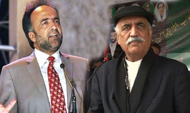 khurshed shah & qamar zaman qaira in swat Bar room speech