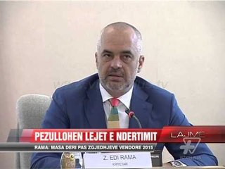 Rama: Dekretet verore të Presidentit do zmbrapsen - News, Lajme - Vizion Plus