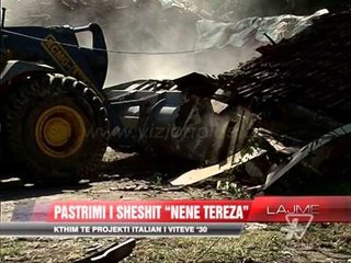 INUK aksion tek “Nënë Tereza”, hiqen “Kolonat"  - News, Lajme - Vizion Plus