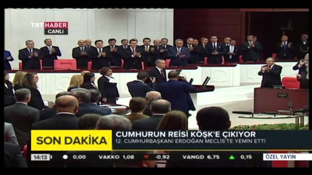 NISHANI MERR PJESE NE CEREMONINE E BETIMIT TE PRESIDENTIT TE TURQISE