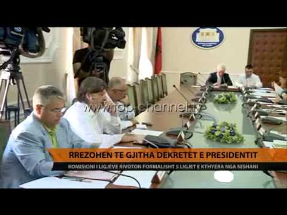 Rrëzohen të gjitha dekretet e Presidentit - Top Channel Albania - News - Lajme