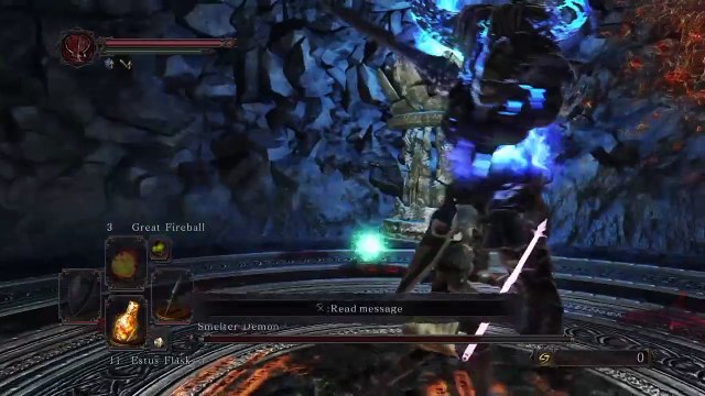 Blue Smelter Demon Fight