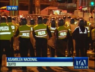 Marchas en Quito para exigir el archivo de las enmiendas
