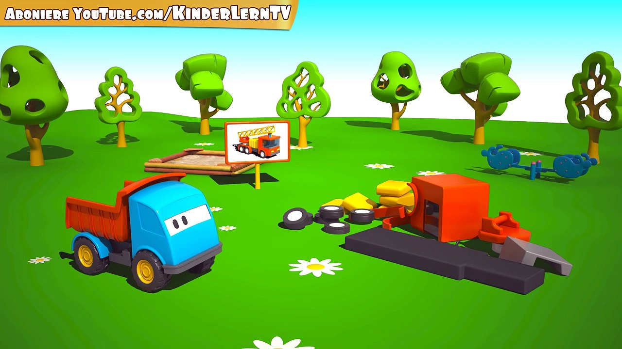 Leo der neugierige Lastwagen - Leo und das Feuerwehrauto - Können wir das schaffen?