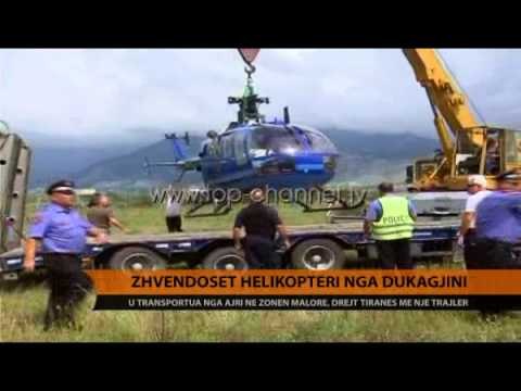 Zhvendoset helikopteri nga Dukagjini - Top Channel Albania - News - Lajme