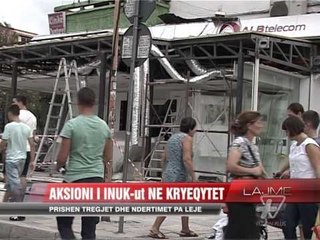 Aksioni i INUK-ut në kryeqytet - News, Lajme - Vizion Plus