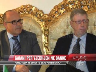 Gaiani për vjedhjen në Bankë - News, Lajme - Vizion Plus