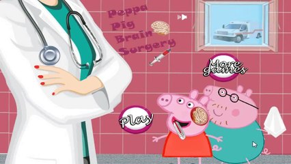 Kids ♥ Peppa Pig Brain Surgery ♥ Cartoon Games for Kids online in english