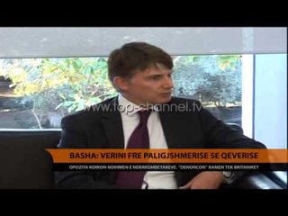 Basha: Verini fre paligjshmërise së Qeverisë - Top Channel Albania - News - Lajme