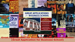 Read  Great Applications for Business School Second Edition Great Application for Business Ebook Free