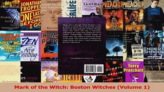 Download  Mark of the Witch Boston Witches Volume 1 PDF Online