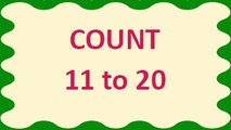 Learn counting 11 to 20 for children. Teach your kids to count numbers from 11 to 20
