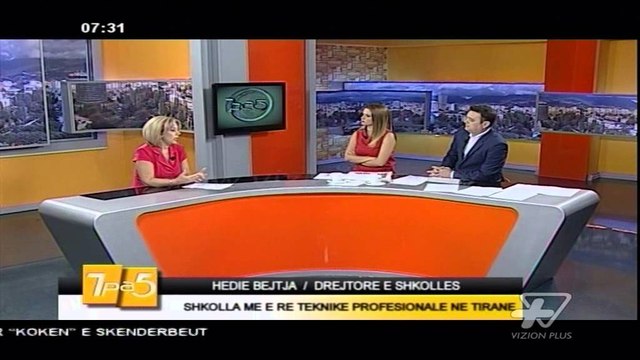 7pa5 - Shkolla me e re teknike profesionale ne Tirane - 19 Shtator 2014 - Show - Vizion Plus