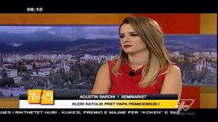 7pa5 - Kleri katolik pret Papa Françeskun I - 19 Shtator 2014 - Show - Vizion Plus