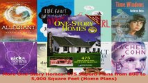 Read  More OneStory Homes 475 Superb Plans from 800 to 5000 Square Feet Home Plans Ebook Free