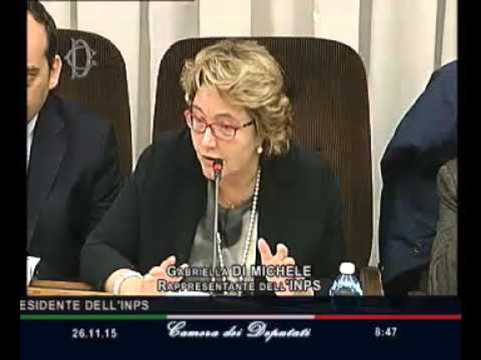 Roma - Audizione Boeri (26.11.15)