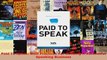 Read  Paid To Speak Best Practices For Building A Successful Speaking Business PDF Online