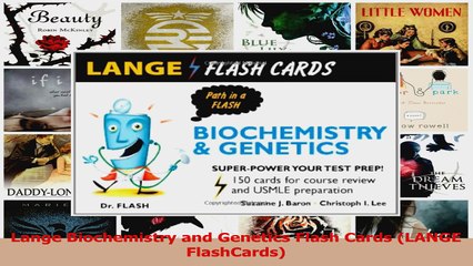 Download  Lange Biochemistry and Genetics Flash Cards LANGE FlashCards PDF Free