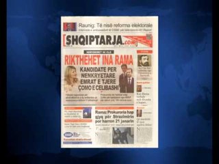 SHTYPI I DITES ME TITUJT KRYESORE TE FAQEVE TE PARA TE GAZETAVE SHQIPTARE E ENJTE 25 SHTATOR 2014