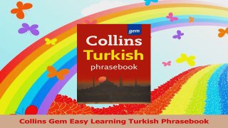 Collins Gem Easy Learning Turkish Phrasebook Read Online