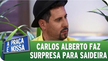 Carlos Alberto faz surpresa para Saideira