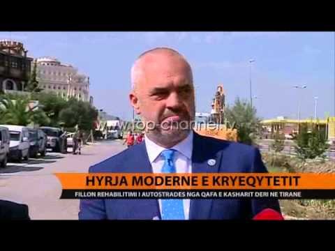 Hyrja moderne e kryeqytetit. Nis rehabilitimi i autostradës - Top Channel Albania - News - Lajme