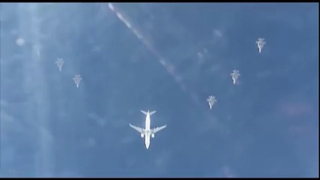 A thunderous See Off to His Excellency Emomali Rahmon, President of Tajikistan by 06 Pakistan Air Force JF-17 Thunder aircrafts