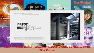 Read  Sketch Plan Build World Class Architects Show How Its Done Ebook Free