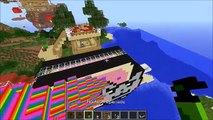 EPIC JUMP MAP ULTIMATE TROLLING VS GRENADES MOD - Minecraft Mods Vs Maps - (Black Holes, Rainbows!)