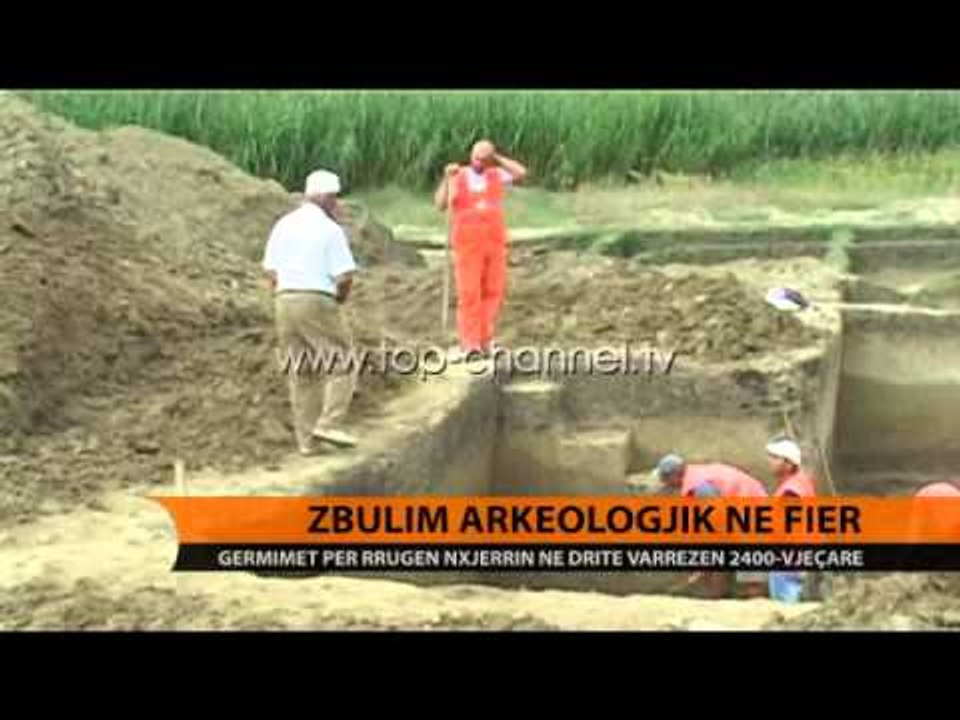 Zbulim arkeologjik në Fier - Top Channel Albania - News - Lajme