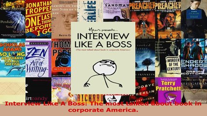 Read  Interview Like A Boss The most talked about book in corporate America EBooks Online