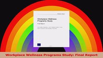 Workplace Wellness Programs Study Final Report PDF