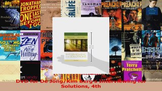 Read  DVD for De JongKim Bergs Interviewing for Solutions 4th Ebook Free