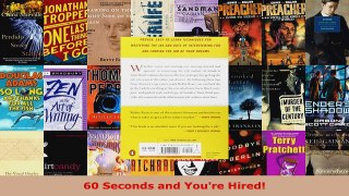 Read  60 Seconds and Youre Hired EBooks Online