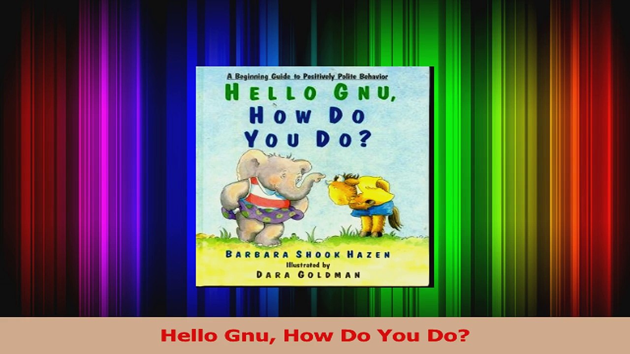 Hello Gnu How Do You Do Download