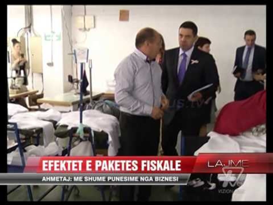 Ahmetaj: Më shumë punësime nga biznesi - News, Lajme - Vizion Plus
