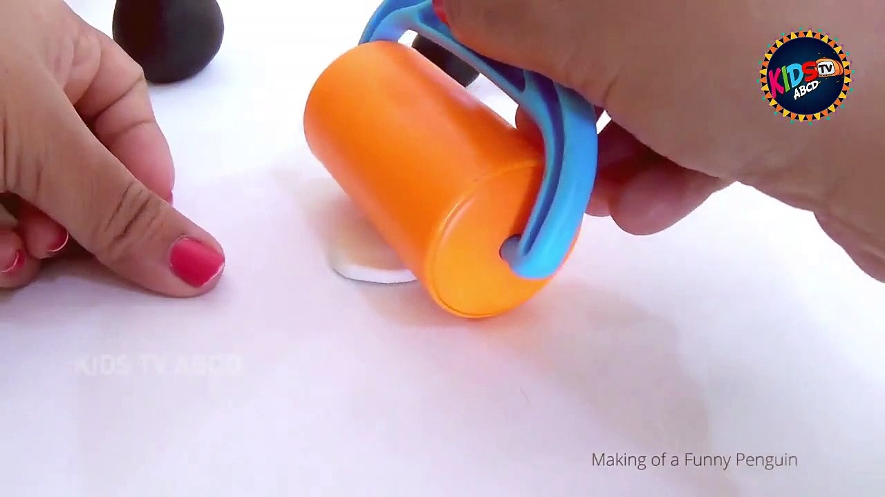 Clay Modeling of a Funny Penguin for kids - Water Animal Clay Modeling