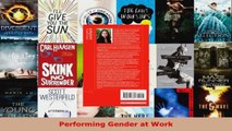 Read  Performing Gender at Work Ebook Free