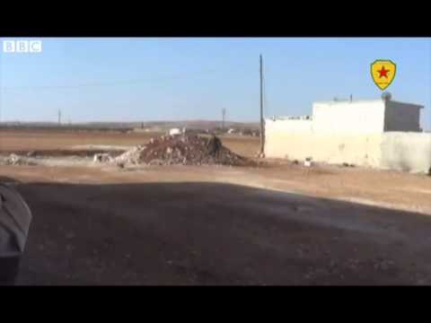 LUFTIME TE ASHPRA RRUGE ME RRUGE NE QYTETIN KOBANE MES MILITANTEVE DHE KURDEVE LAJM