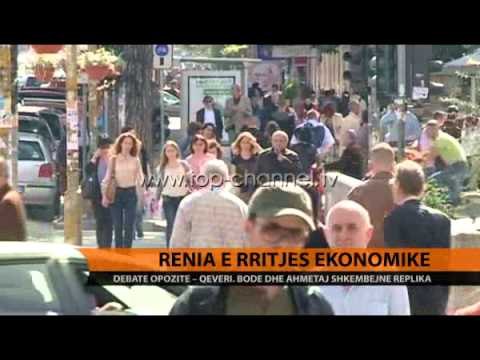 Rënia e rritjes ekonomike, debate opozitë – Qeveri - Top Channel Albania - News - Lajme