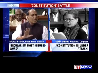 The Constitutional Battle Between Rajnath Singh & Sonia Gandhi