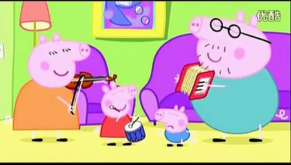 粉紅豬小妹中英文版第27集樂器演奏Peppa Pig Musical Instruments Mandarin&English
